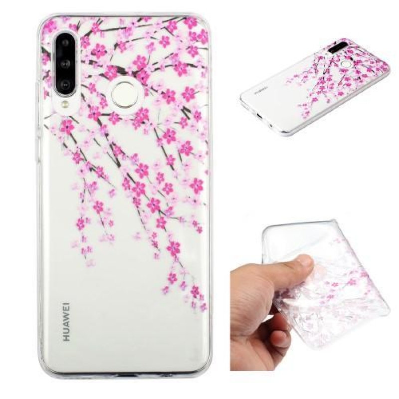 Pattern gelový obal na mobil Samsung Galaxy M20 - sladká květina