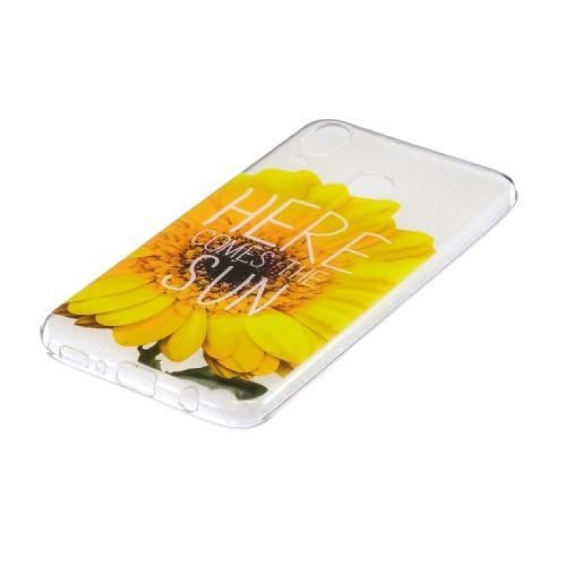 Pattern gelový obal na mobil Samsung Galaxy M20 - slunečnice