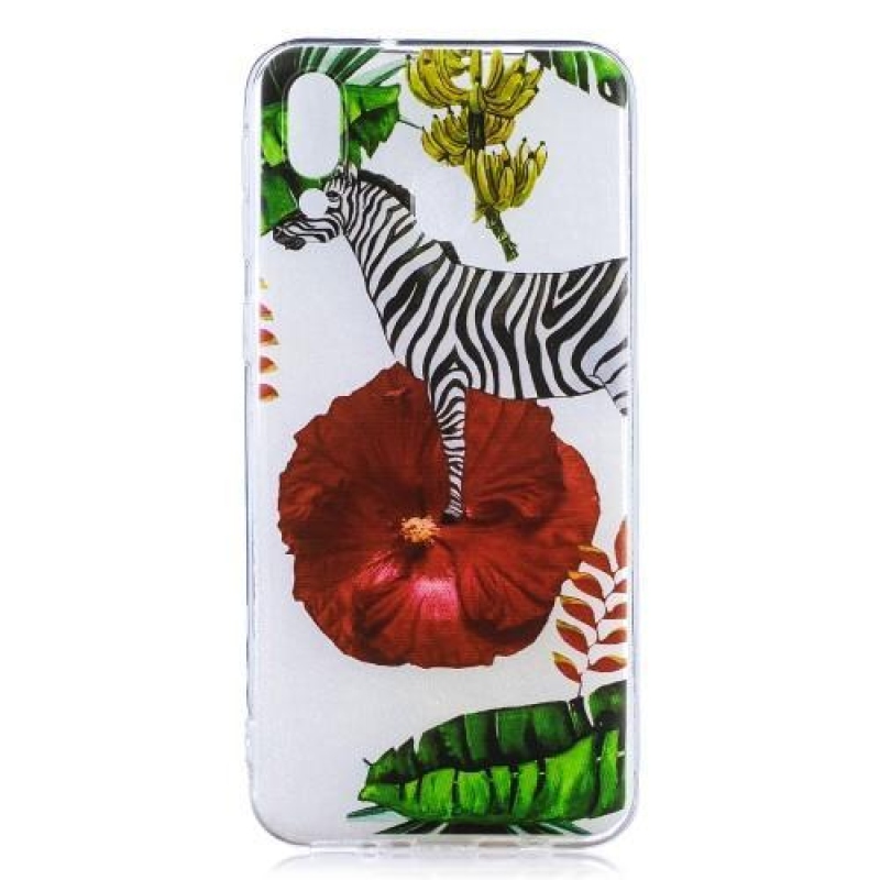 Pattern gelový obal na mobil Samsung Galaxy M20 - zebra