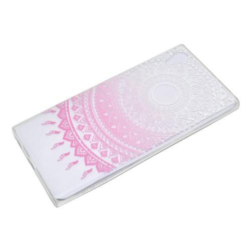 Pattern gelový obal na mobil Sony Xperia XA1 Plus - růžový květ