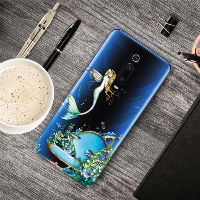 Pattern gelový obal na mobil Xiaomi Mi 9T / Mi 9T Pro - mořská panna