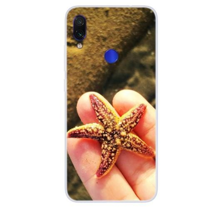 Pattern gelový obal na mobil Xiaomi Redmi Note 7 - mořská hvězdice
