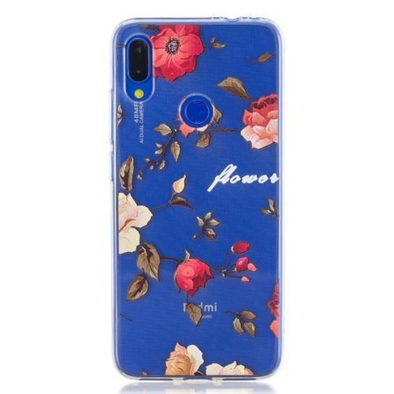 Pattern gelový obal na mobil Xiaomi Redmi Note 7 - rozkvetlé květy