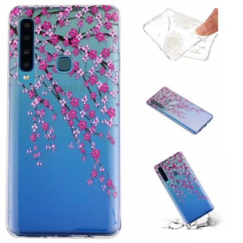 Pattern gelový obal na Samsung Galaxy A9 - květiny