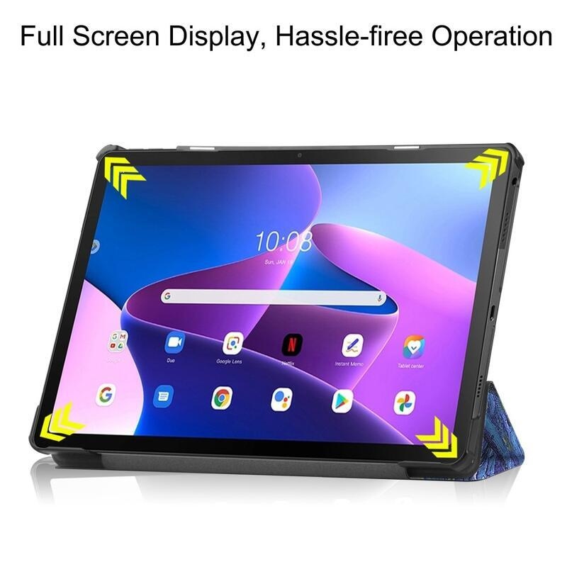 Patty chytré polohovací pouzdro na tablet Lenovo Tab M10 Plus (3. Gen) - olejomalba