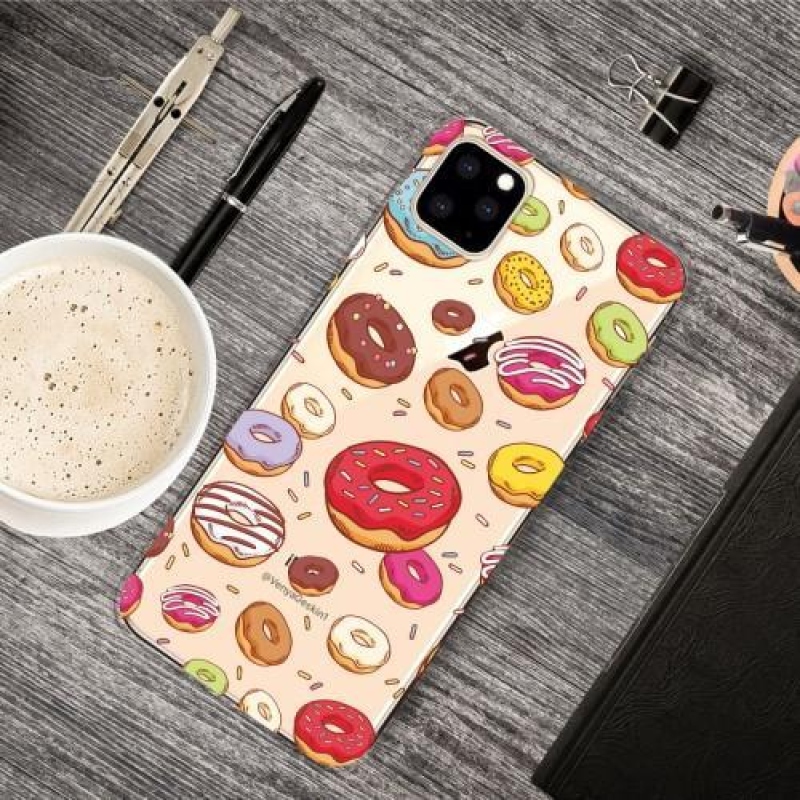 Patty gelový obal na mobil Apple iPhone 11 Pro 5.8 (2019) - donuty