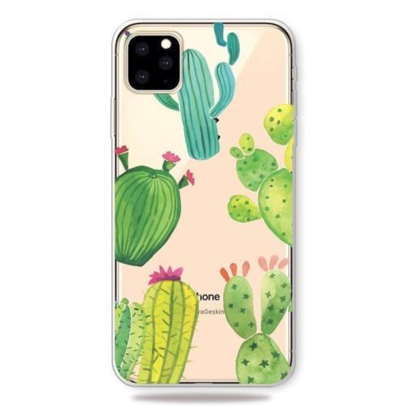Patty gelový obal na mobil Apple iPhone 11 Pro 5.8 (2019) - kaktus