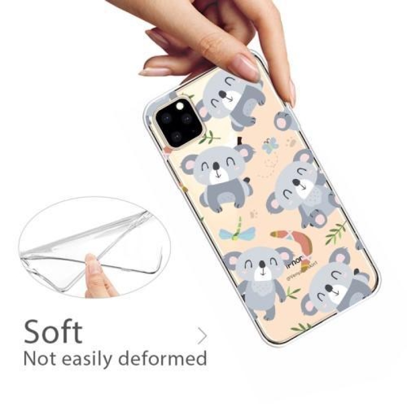 Patty gelový obal na mobil Apple iPhone 11 Pro 5.8 (2019) - koala