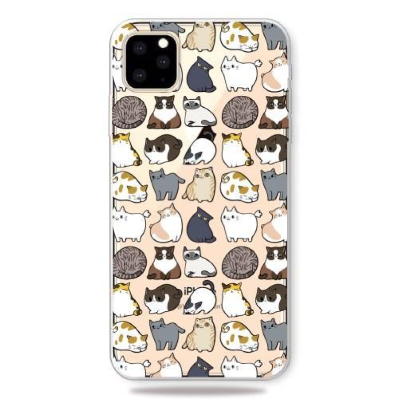 Patty gelový obal na mobil Apple iPhone 11 Pro 5.8 (2019) - kočičky