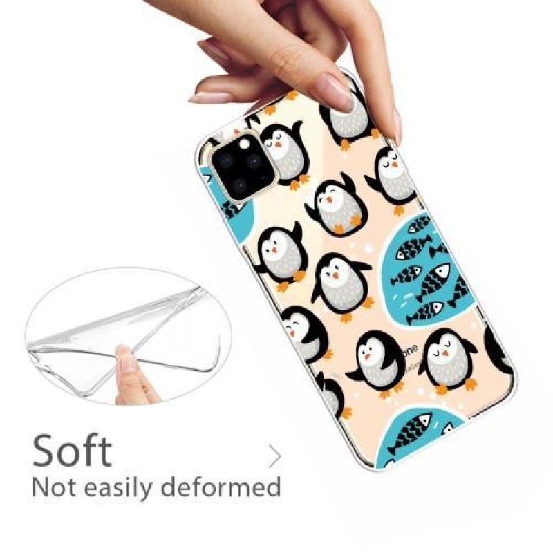 Patty gelový obal na mobil Apple iPhone 11 Pro 5.8 (2019) - tučňáci