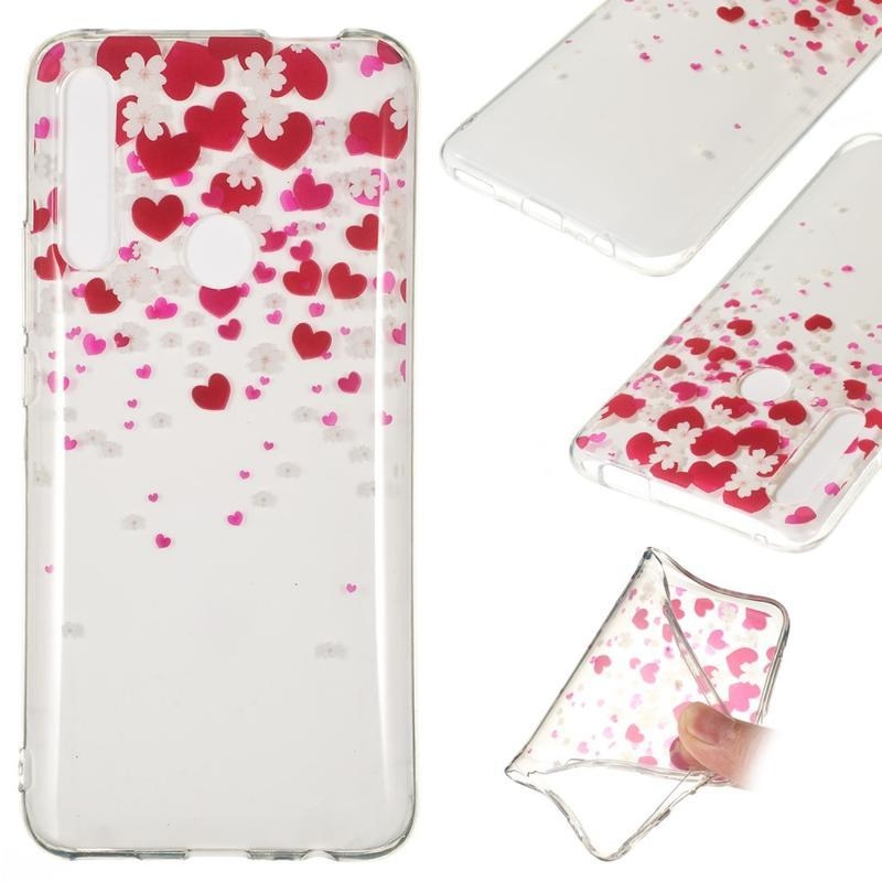 Patty gelový obal na mobil Huawei P Smart Z - srdce a květy