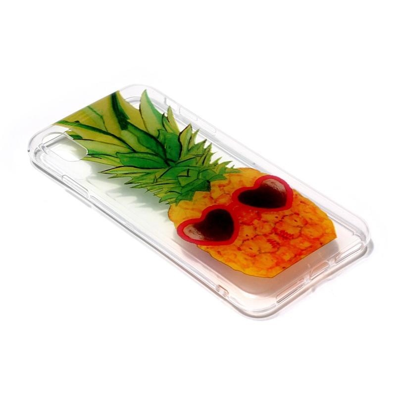 Patty gelový obal na mobil iPhone XS / X - ananas