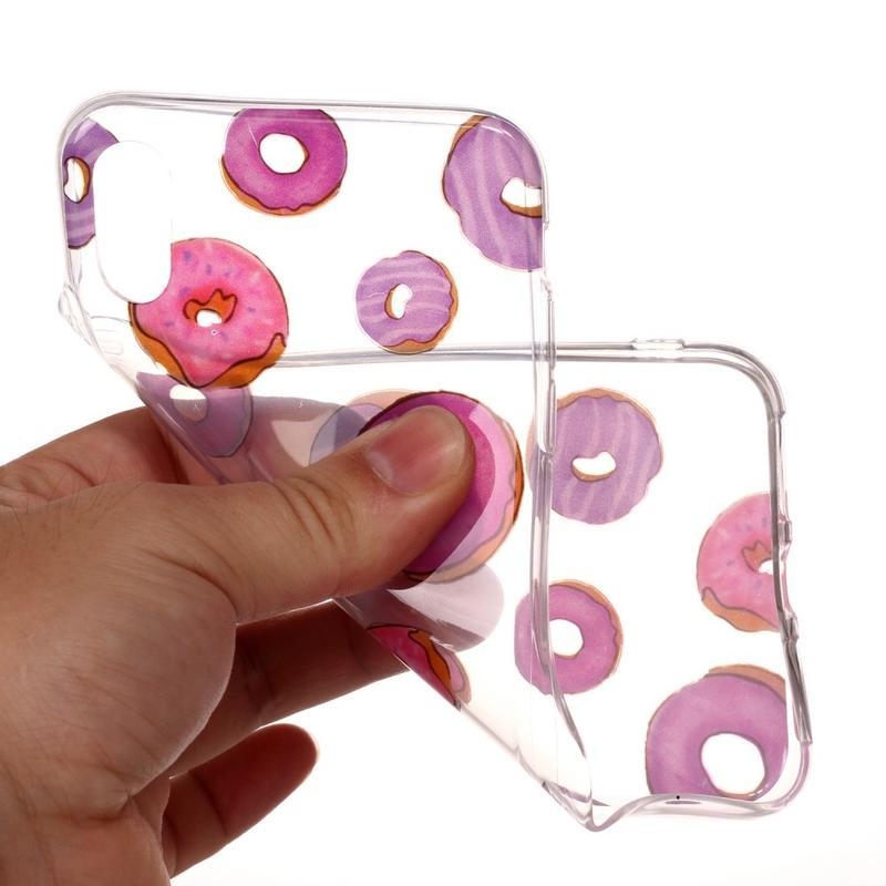 Patty gelový obal na mobil iPhone XS / X - donuty