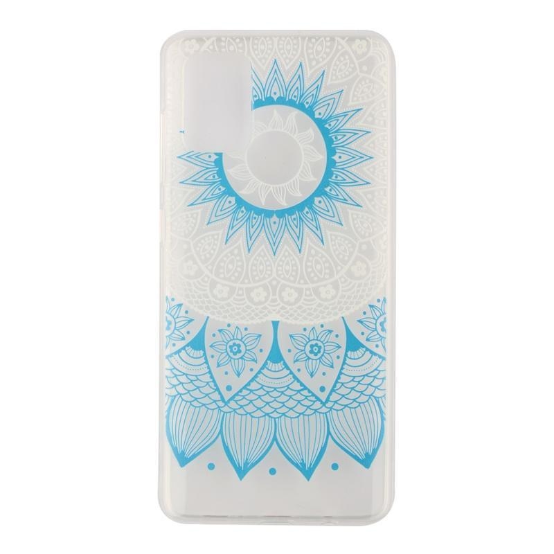 Patty gelový obal na mobil Samsung Galaxy A51 - modrý květ
