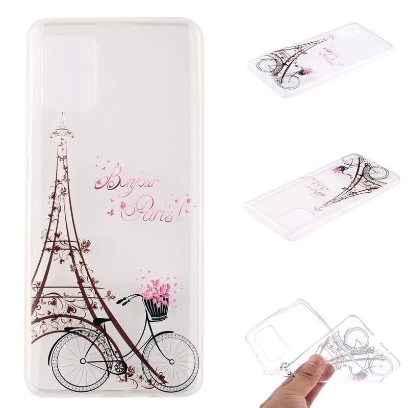 Patty gelový obal na mobil Samsung Galaxy A71 - Eiffelova věž a kolo