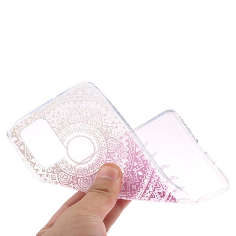 Patty gelový obal na mobil Samsung Galaxy A71 - růžový květ