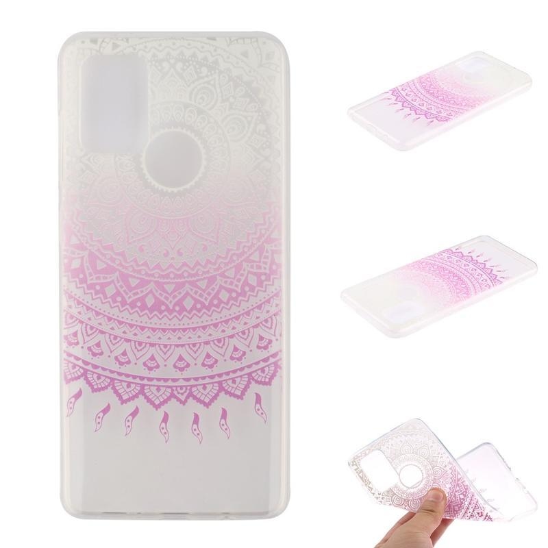 Patty gelový obal na mobil Samsung Galaxy A71 - růžový květ