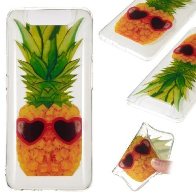 Patty gelový obal na mobil Samsung Galaxy A80 - ananas