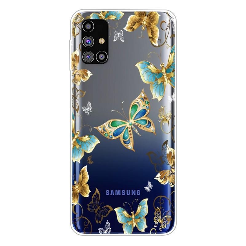 Patty gelový obal na mobil Samsung Galaxy M51 - diamantoví motýli