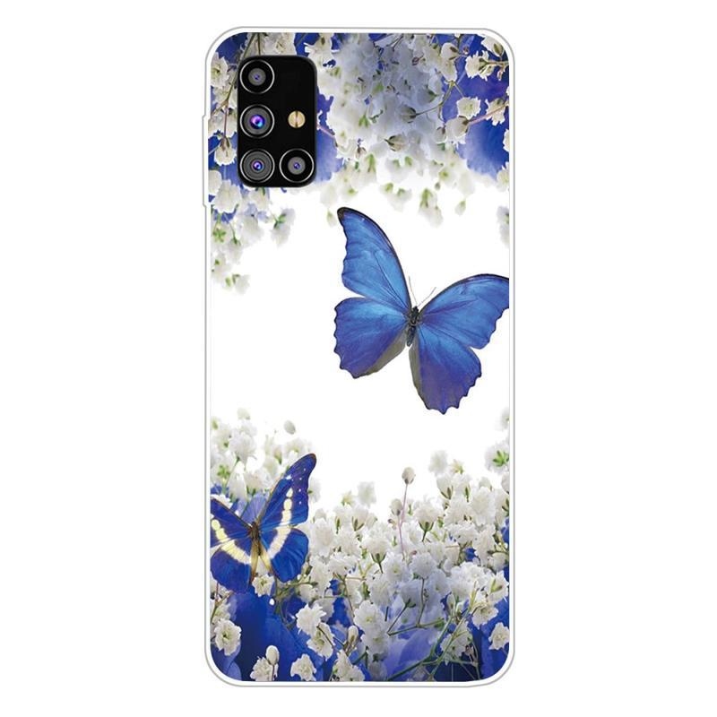 Patty gelový obal na mobil Samsung Galaxy M51 - modří motýli