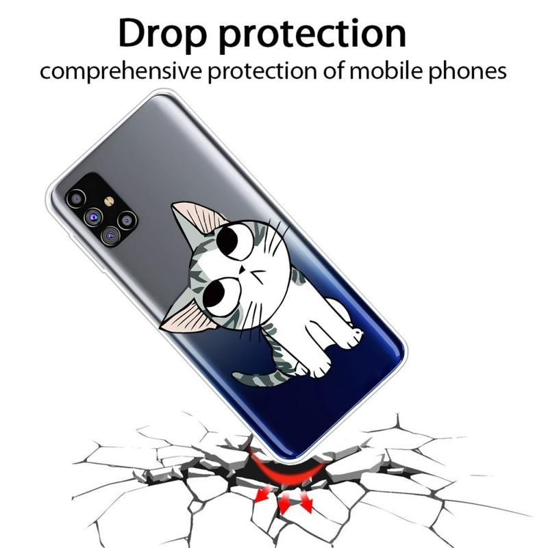 Patty gelový obal na mobil Samsung Galaxy M51 - roztomilá kočka