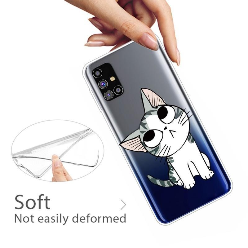 Patty gelový obal na mobil Samsung Galaxy M51 - roztomilá kočka