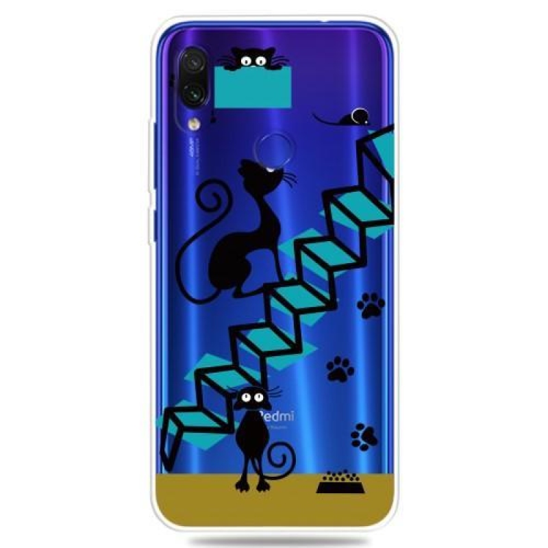 Patty gelový obal na mobil Xiaomi Redmi Note 7 - černá kočka