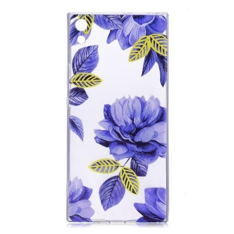 Patty gelový obal na Sony Xperia XA1 Ultra - modré květy