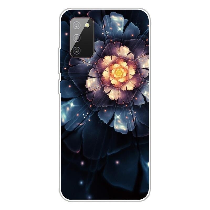 Patty gelový obal pro mobil Samsung Galaxy A03s (166.6 x 75.9 x 9.1mm) - barevná pivoňka