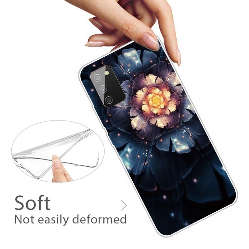 Patty gelový obal pro mobil Samsung Galaxy A03s (166.6 x 75.9 x 9.1mm) - barevná pivoňka