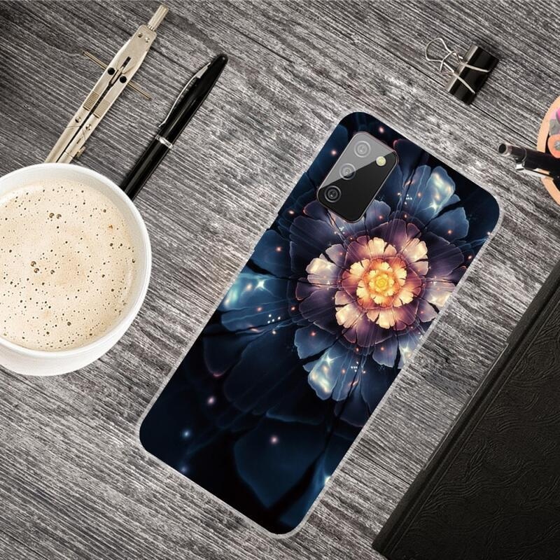 Patty gelový obal pro mobil Samsung Galaxy A03s (166.6 x 75.9 x 9.1mm) - barevná pivoňka