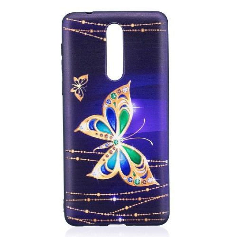 Patty gelový obal s motivem na Nokia 8 - magický motýl