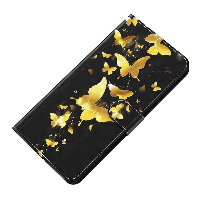 Patty peněženkové pouzdro pro mobil Xiaomi Redmi Note 11 Pro 4G/5G - zlatí motýli