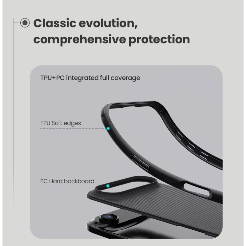 Nillkin Super Frosted PRO Zadní Kryt pro Apple iPhone 17 Air Black