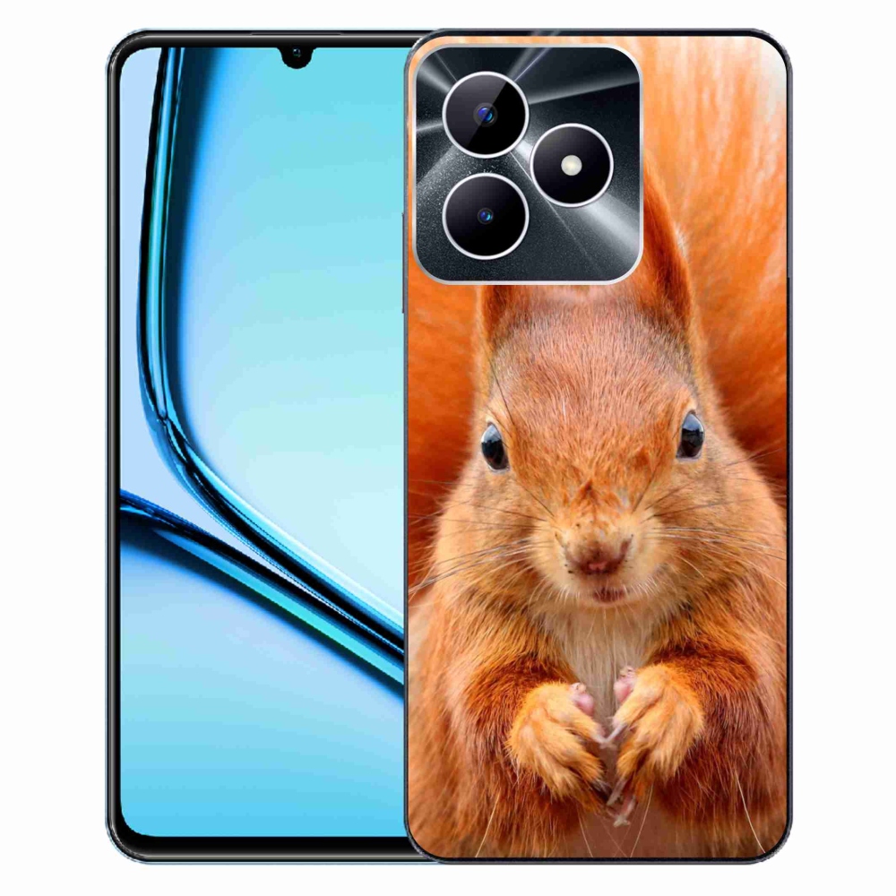 Gelový kryt mmCase na Realme Note 50 - veverka