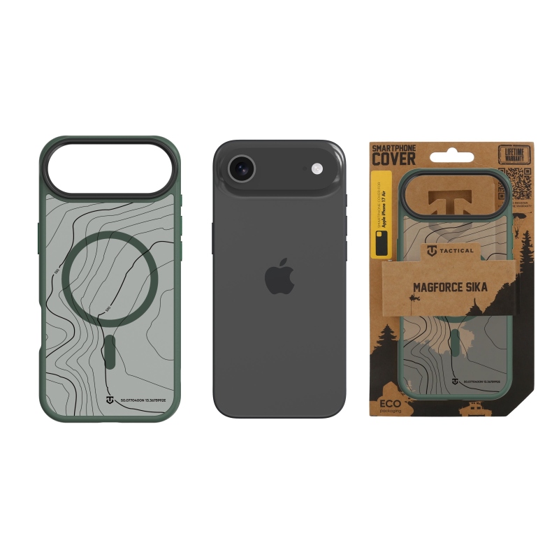 Tactical MagForce Hyperstealth Sika Kryt pro iPhone 17 Air Forest Green