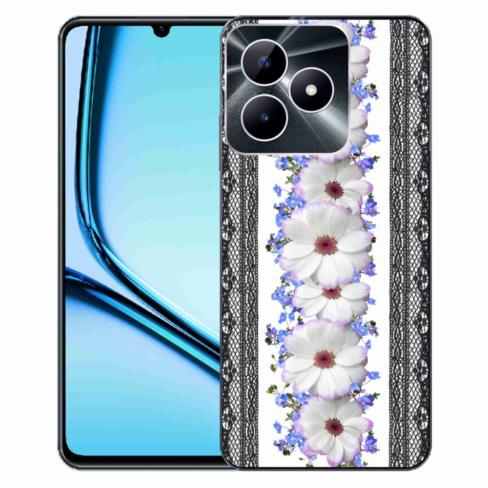 Gelový kryt mmCase na Realme Note 50 - květiny 8