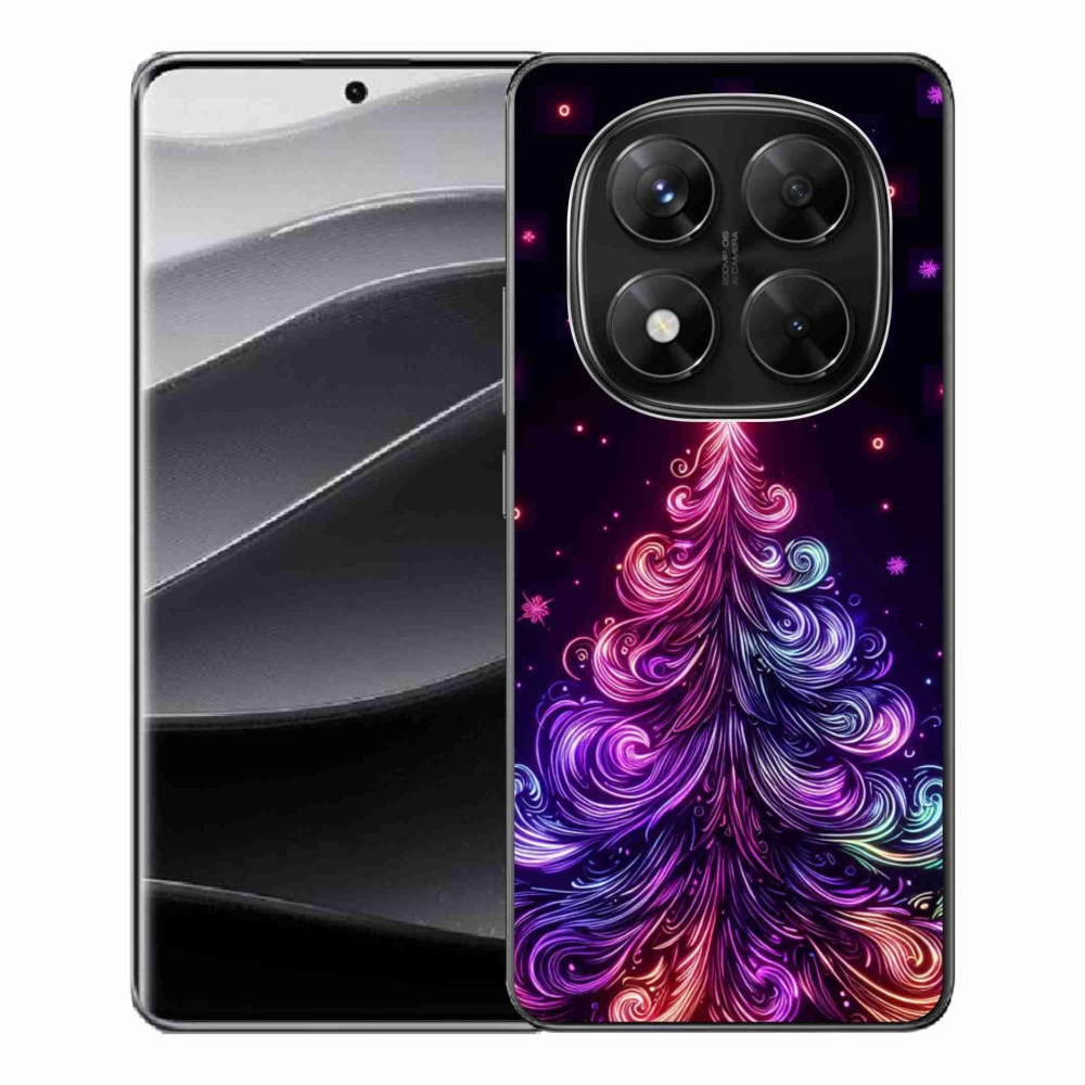 Gelový kryt mmCase na Xiaomi Redmi Note 14 Pro 5G/Poco X7 5G - neonový vánoční stromek 1