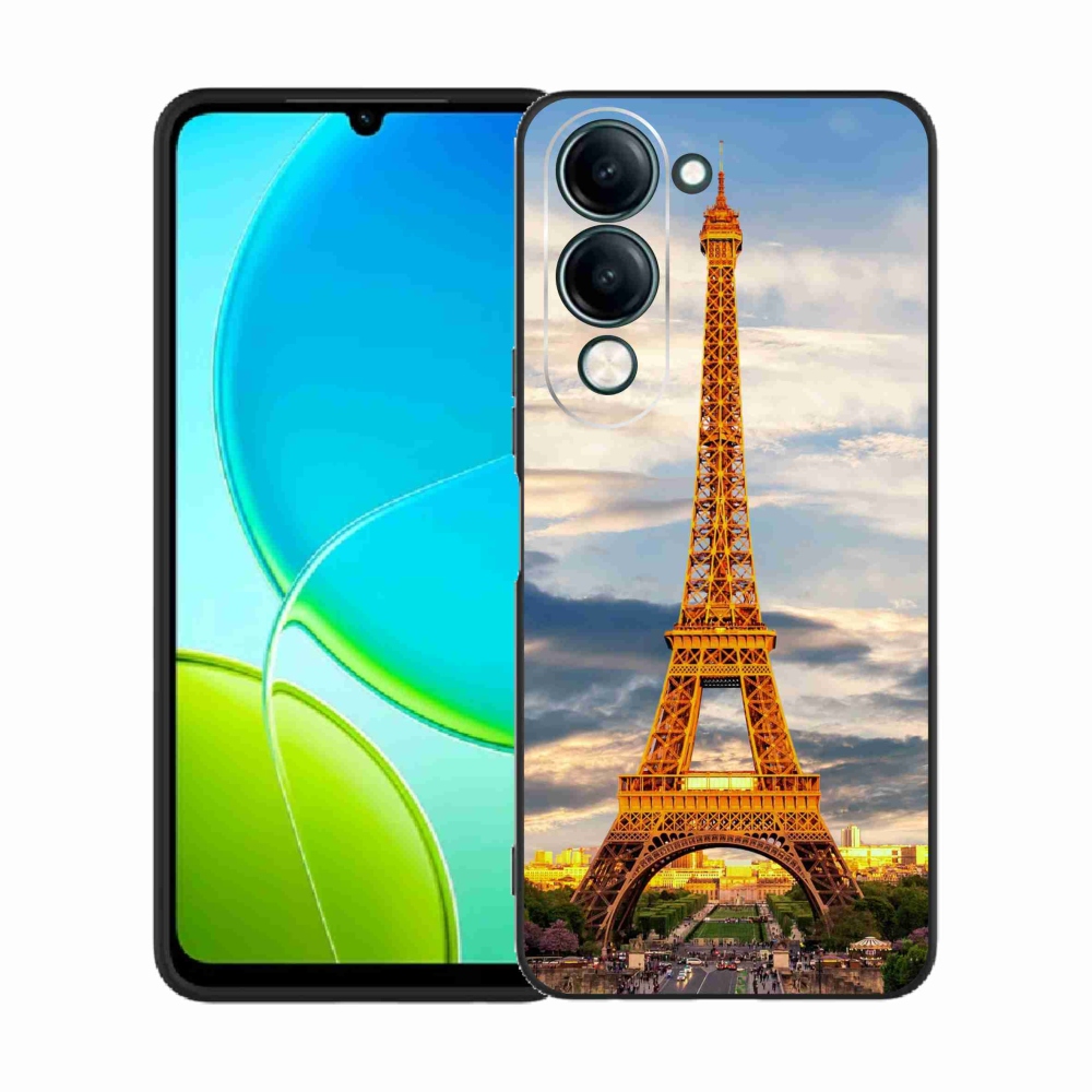 Gelový kryt mmCase na Vivo Y29s 5G - eiffelova věž 3