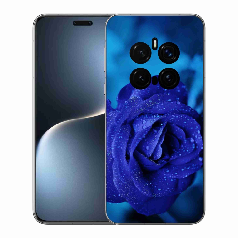 Gelový kryt mmCase na Honor Magic 7 Pro 5G - modrá růže