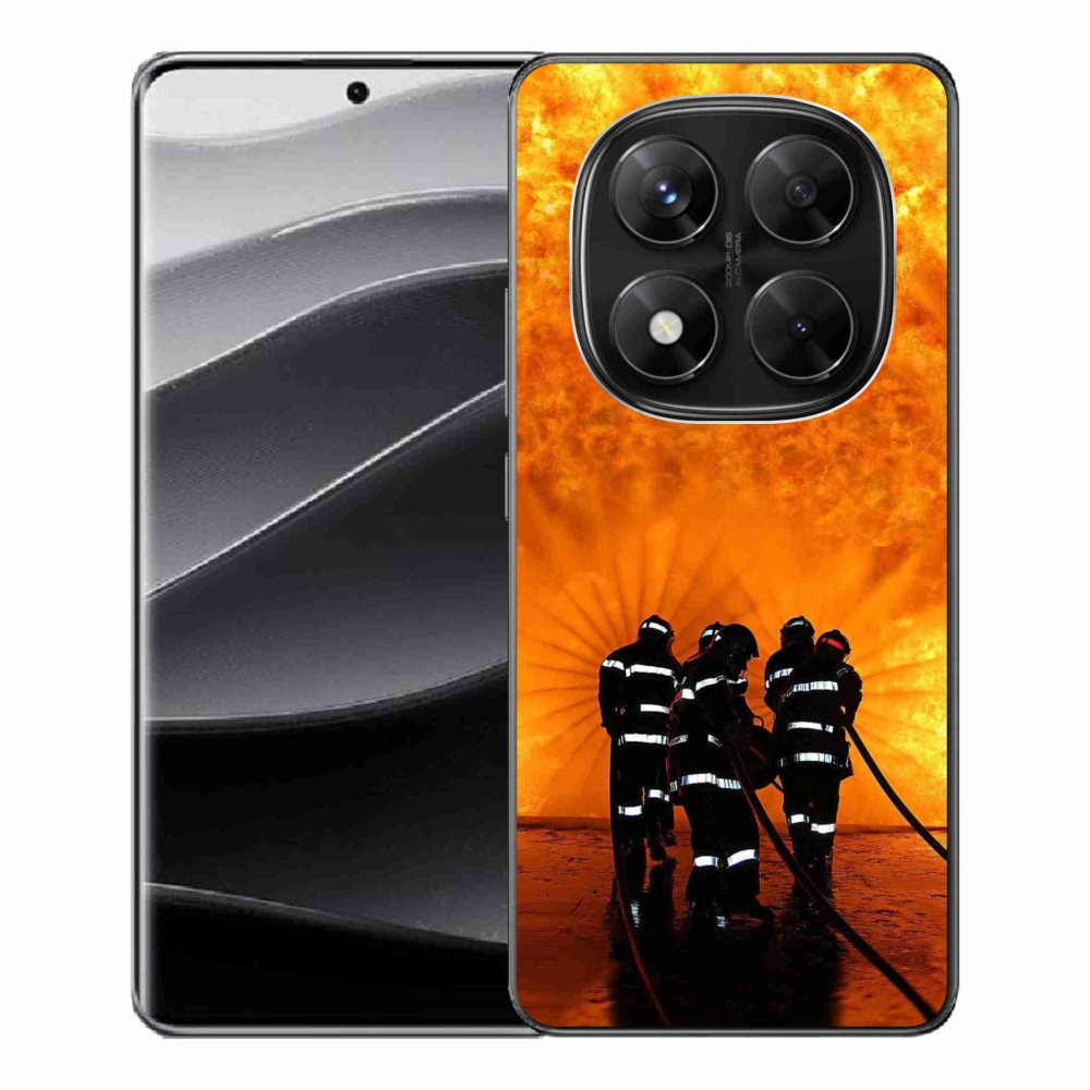 Gelový kryt mmCase na Xiaomi Redmi Note 14 Pro 5G/Poco X7 5G - požár