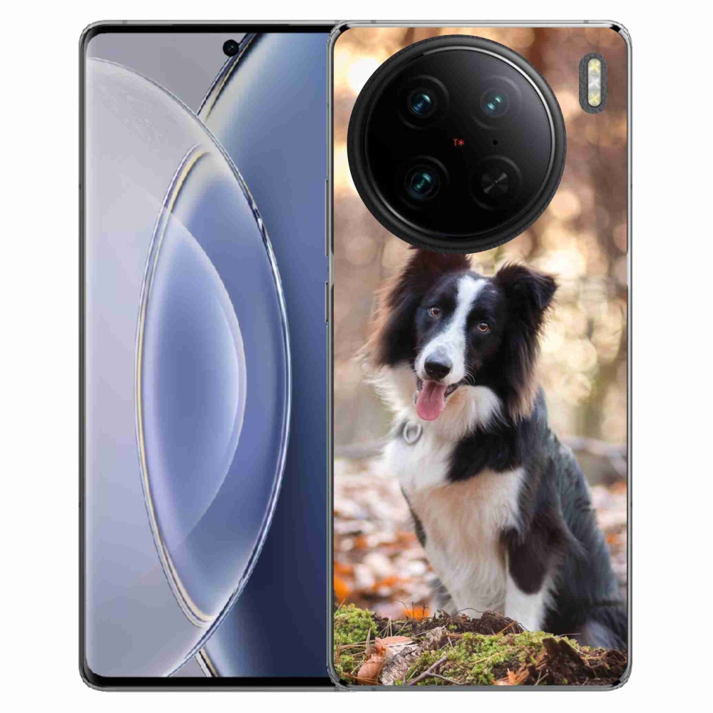 Gelový obal mmCase na Vivo X90 Pro - border kolie 1