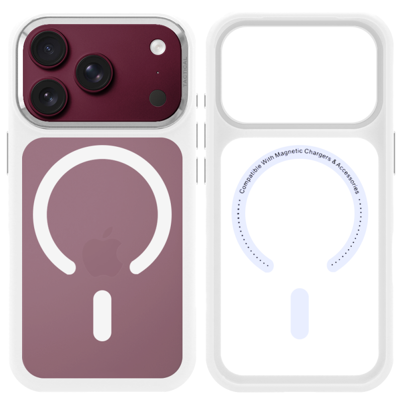 Tactical MagForce Hyperstealth 3.0 Kryt pro Apple iPhone 17 Pro/18 Pro Snow White