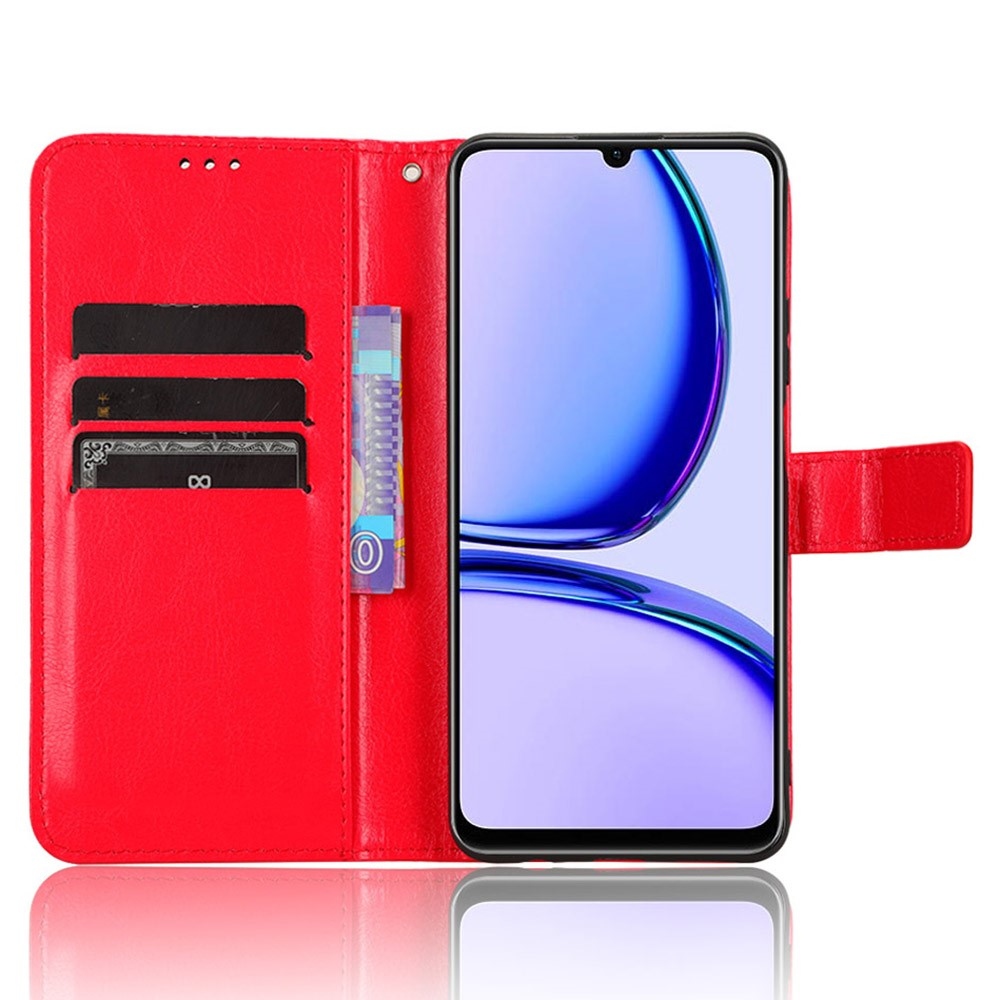 Crazy knížkové pouzdro na Realme Note 50 - červené
