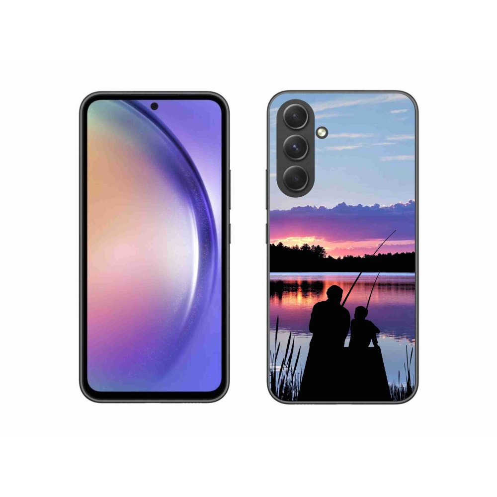 Gelový kryt mmCase na Samsung Galaxy A54 5G - rybaření 2