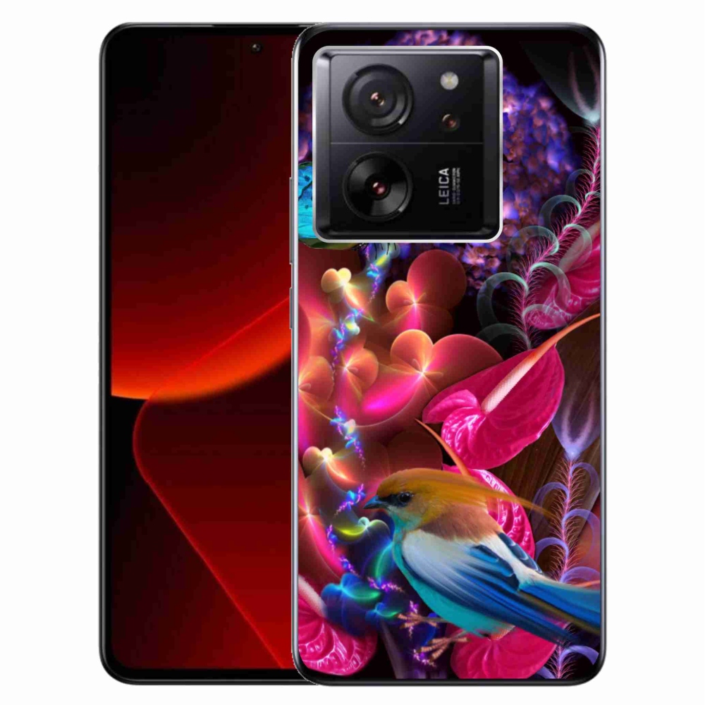 Gelový kryt mmCase na Xiaomi 13T/13T Pro - barevné květiny
