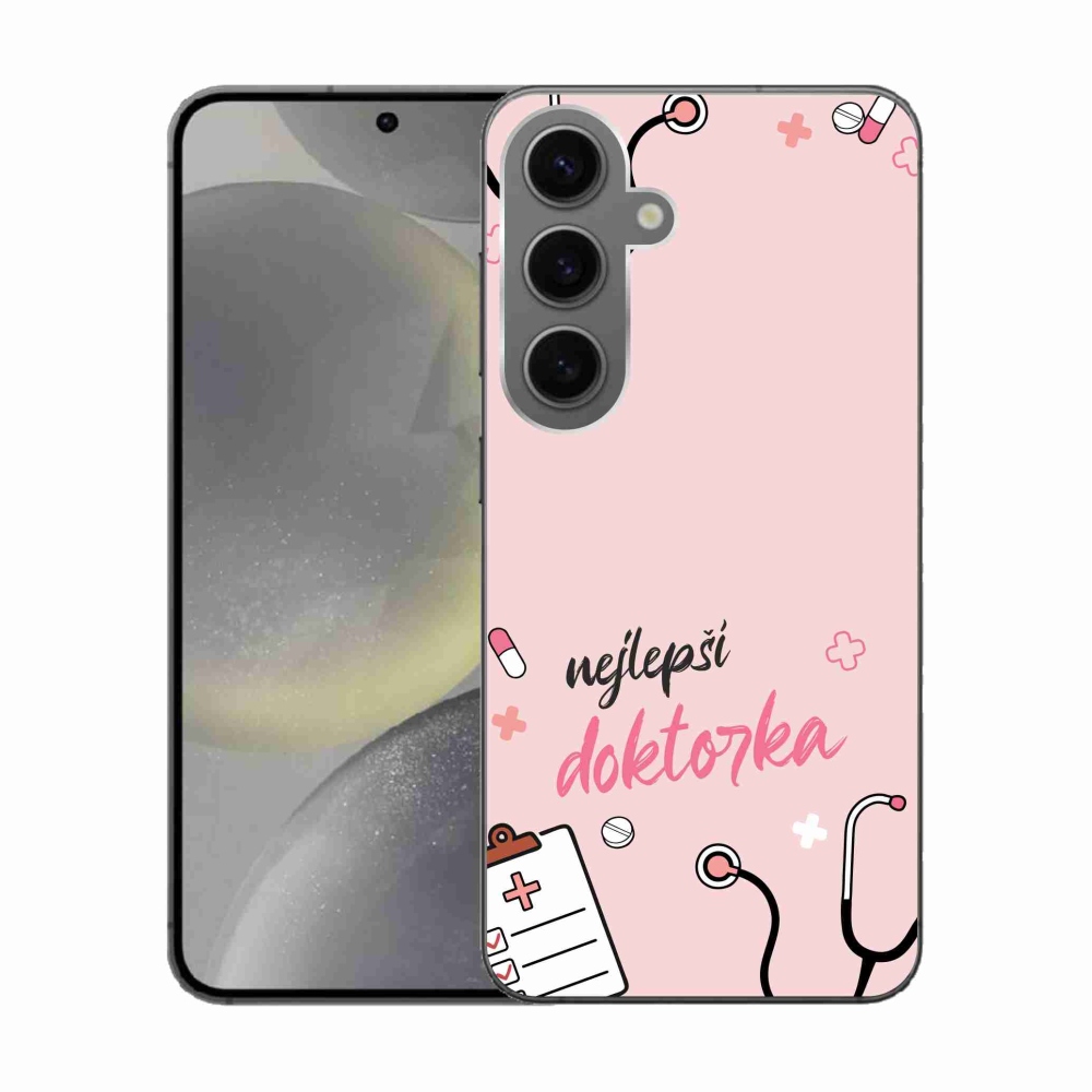 Gelový kryt mmCase na Samsung Galaxy S24 - nejlepší doktorka
