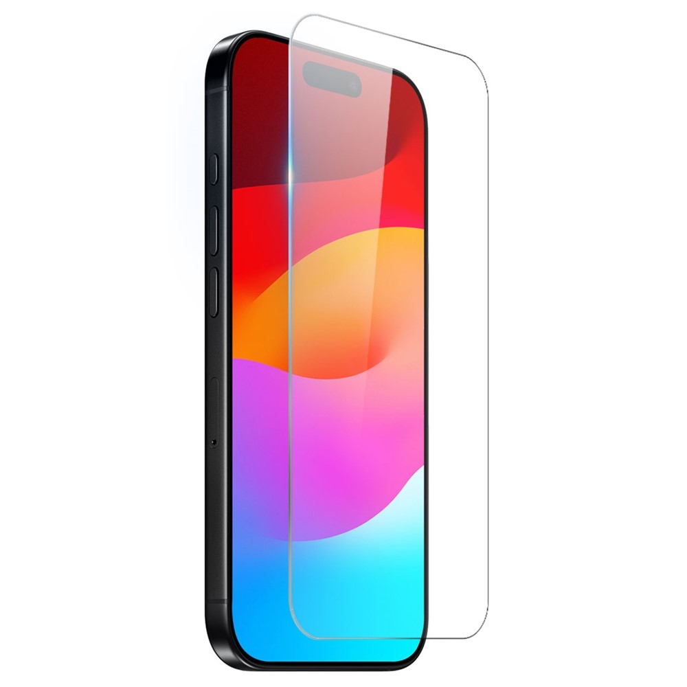 NORTHJO průhledný gelový obal + tvrzené sklo na iPhone 17 Pro - průhledný