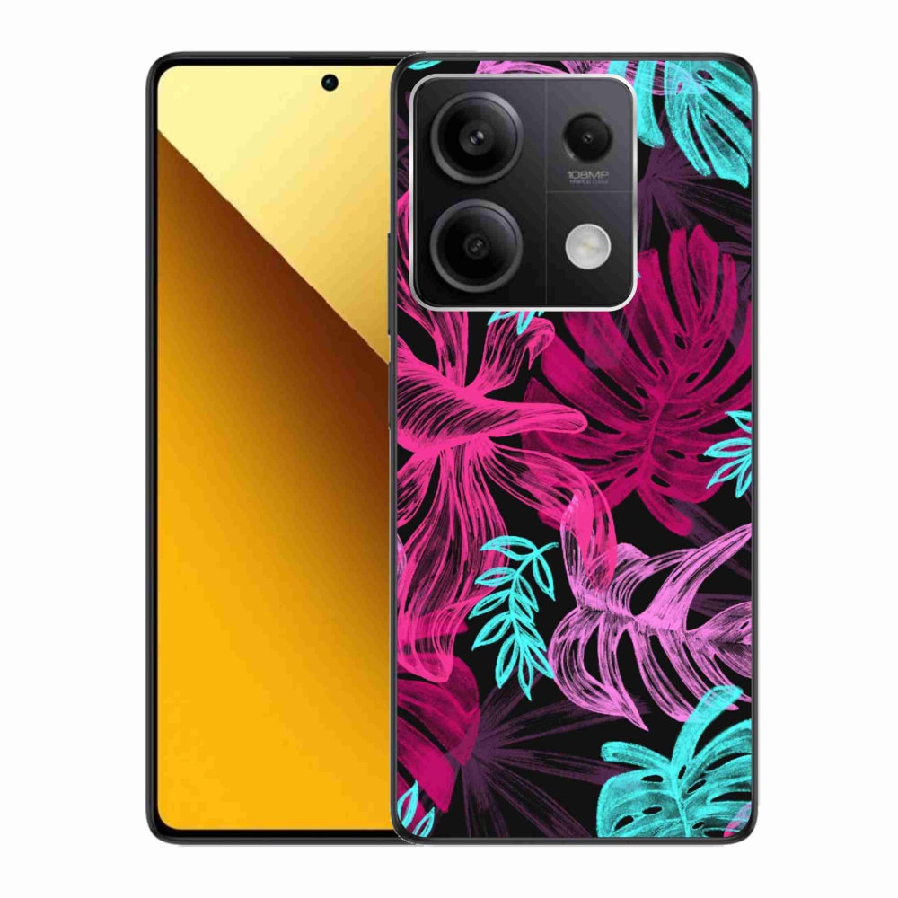 Gelový kryt mmCase na Xiaomi Redmi Note 13 5G - květiny 1