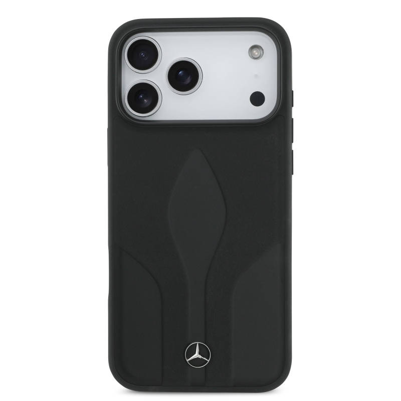 Mercedes Leather The Move MagSafe Zadní Kryt pro iPhone 17 Pro Max Black